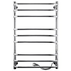 Полотенцесушитель электрический Indigo Brace Lux 700х432 мм 120 Вт с терморегулятором хром - фото 1