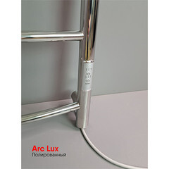 Полотенцесушитель электрический Indigo Arc Lux 600х432 мм 55 Вт с терморегулятором хром - фото 4