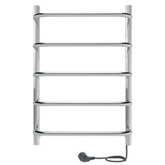 Полотенцесушитель электрический Indigo Embrace 600х425 мм 55 Вт хром - фото 1