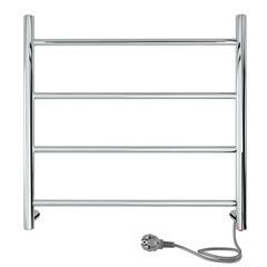 Полотенцесушитель электрический Indigo Line 500х525 мм 55 Вт хром - фото 1