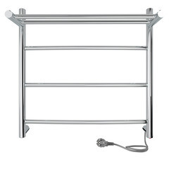 Изображение товара Полотенцесушитель электрический Indigo Arc с полкой 500х525 мм 55 Вт хром