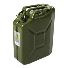 Канистра для технических жидкостей Павловская Заря 20 л металлическая зеленая - фото 1