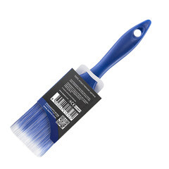 Кисть плоская искусственная щетина пластиковая ручка Beorol 50х15 мм для красок и антисептиков на водной основе - фото 4