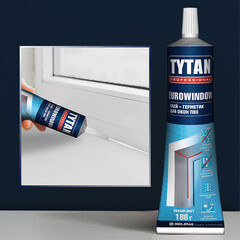 Клей-герметик для окон ПВХ Tytan Professional Eurowindow белый 180 мл - фото 5