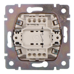 Выключатель Legrand Valena одноклавишный встраиваемый алюминий (694336) - фото 4