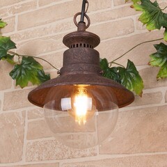 Светильник садово-парковый подвесной Elektrostandard Talli брауни 970 мм Е27 60 Вт IP44 (a038482) - фото 7