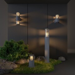 Светильник садово-парковый Elektrostandard Strada серый 800 мм Е27 20 Вт IP54 (a035094) - фото 3