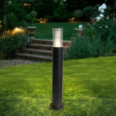 Светильник садово-парковый Elektrostandard Strada черный 800 мм Е27 20 Вт IP54 (a035093) - фото 4