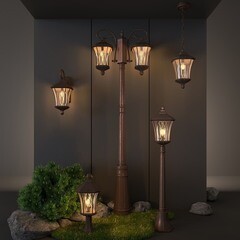 Светильник садово-парковый Elektrostandard Virgo капучино 1130 мм Е27 60 Вт IP44 (a031924) - фото 3