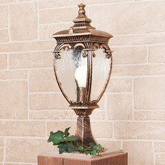 Светильник садово-парковый Elektrostandard Andromeda черное золото 490 мм Е27 60 Вт IP44 (a027999) - фото 3