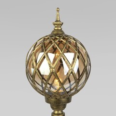 Светильник садово-парковый Elektrostandard Sirius черное золото 1155 мм Е27 60 Вт IP44 (a026100) - фото 5