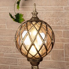 Светильник садово-парковый Elektrostandard Sirius черное золото 530 мм Е27 60 Вт IP44 (a025303) - фото 3