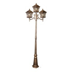 Светильник садово-парковый Elektrostandard Cassiopeya черное золото 2200 мм Е27 180 Вт IP44 (a025298) - фото 1