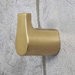 Крючок для ванной WasserKraft Aisch K-5900 одинарный на шуруп металл золото (K-5923) - фото 2