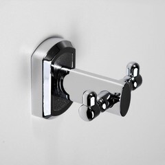 Крючок для ванной WasserKraft Oder K-3000 двойной на шуруп металл хром (K-3023D) - фото 2