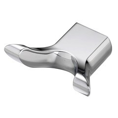 Изображение товара Крючок для ванной WasserKraft Berkel K-6800 двойной на шуруп металл хром (K-6823D)