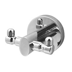 Изображение товара Крючок для ванной WasserKraft Rhein K-6200 двойной на шуруп металл хром (K-6223D)