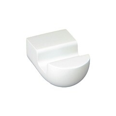 Изображение товара Крючок для ванной WasserKraft Kammel K-8300 White одинарный на шуруп металл белый (K-8323W)