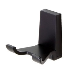 Крючок для ванной WasserKraft Abens K-3200 двойной на шуруп металл черный (K-3223D) - фото 1