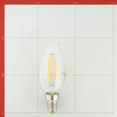 Лампа светодиодная филаментная Navigator E14 2700К 6 Вт 650 Лм 220 В свеча прозрачная - фото 3