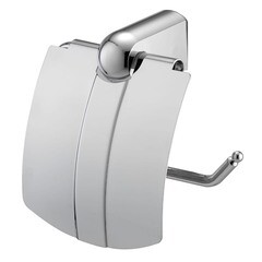 Держатель для туалетной бумаги WasserKraft Berkel с крышкой металл/пластик хром (K-6825) - фото 1