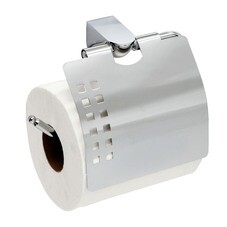Держатель для туалетной бумаги WasserKraft Kammel с крышкой металл/пластик хром (K-8325)