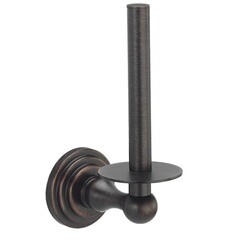 Держатель для туалетной бумаги WasserKraft Isar вертикальный металл бронза (K-7397) - фото 1