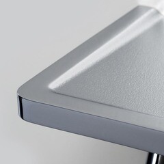 Держатель для туалетной бумаги WasserKraft с полкой металл хром (K-1325) - фото 2