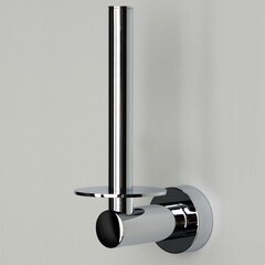 Держатель для туалетной бумаги WasserKraft Donau вертикальный металл хром (K-9497) - фото 2