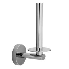 Изображение товара Держатель для туалетной бумаги WasserKraft Rhein вертикальный металл хром (K-6297)