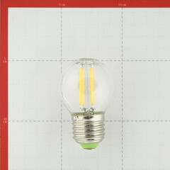 Лампа светодиодная филаментная Navigator E27 2700К 4 Вт 400 Лм 220 В шар прозрачная - фото 3