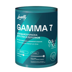 Краска моющаяся Lavelly Gamma 7 база C бесцветная 0,9 л - фото 6