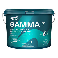 Краска моющаяся Lavelly Gamma 7 база A белая 9 л - фото 6
