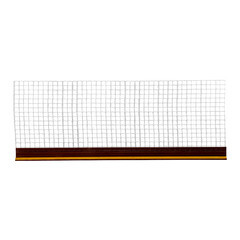 Профиль примыкания оконный Profigips пластиковый с сеткой и пыльником 6 мм 3 м самоклеящийся коричневый - фото 3