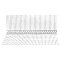 Профиль-капельник Profigips пластиковый с сеткой 100х100 мм 2,5 м - фото 2