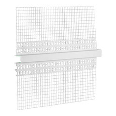 Профиль рустовочный Profigips пластиковый 20х20 мм с сеткой 100х100 мм 3 м - фото 3