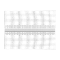 Профиль рустовочный Profigips пластиковый 20х20 мм с сеткой 100х100 мм 3 м - фото 2