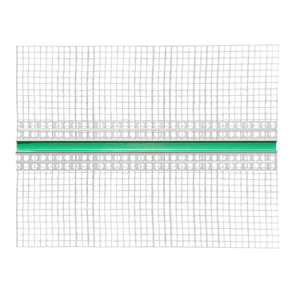 Профиль рустовочный Profigips пластиковый 30х20 мм с сеткой 100х100 мм 3 м