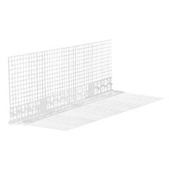 Профиль углозащитный Profigips пластиковый с сеткой 100х150 мм 2,5 м ГОСТ - фото 1