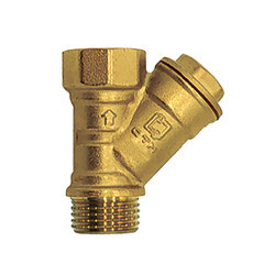 Изображение товара Фильтр косой CTM с заглушкой 1 НР(ш) х 1 ВР(г) (CBYFMF01)