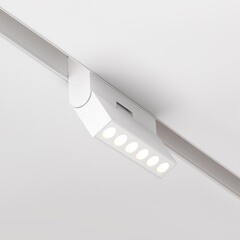 Светодиодный трековый светильник магнитный Maytoni Technical Points Exility 4000К 6 Вт 2 кв.м белый (TR033-2-6W4K-W) - фото 3