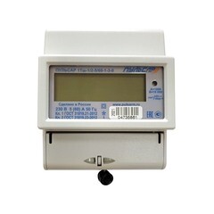 Счетчик электроэнергии Пульсар 10/100-0-Д-1-2 однофазный четырехтарифный электронный 5(60) А на DIN-рейку - фото 2