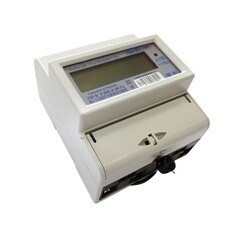 Изображение товара Счетчик электроэнергии Пульсар 10/100-0-Д-1-2 однофазный четырехтарифный электронный 5(60) А на DIN-рейку