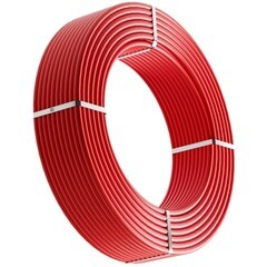 Труба для теплого пола PERT РВК 16х2 мм из термостойкого полиэтилена (100 м) красная (33782) - фото 2