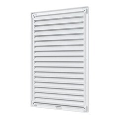 Решетка вентиляционная пластиковая приточно-вытяжная Era RZN 200х300 мм с сеткой белая - фото 3