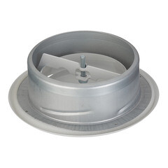 Анемостат вытяжной Era Pro регулируемый стальной с полимерным покрытием d125 мм белый - фото 4