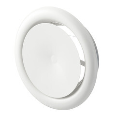 Изображение товара Анемостат приточно-вытяжной Era Pro регулируемый стальной с полимерным покрытием d160 мм белый