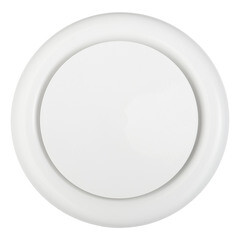 Анемостат приточно-вытяжной Era Pro регулируемый стальной с полимерным покрытием d160 мм белый - фото 5