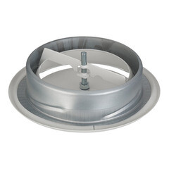 Анемостат приточно-вытяжной Era Pro регулируемый стальной с полимерным покрытием d160 мм белый - фото 2