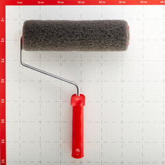 Валик нейлон 250 мм d45 мм ворс 16 мм для шпатлевки с ручкой Beorol - фото 2